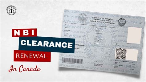 NBI clearance for Canadian residents .